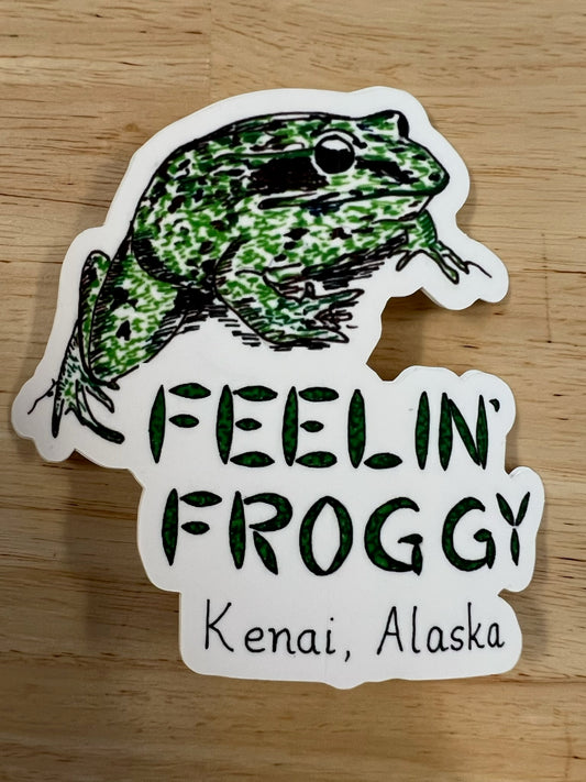 Feelin' Froggy Sticker